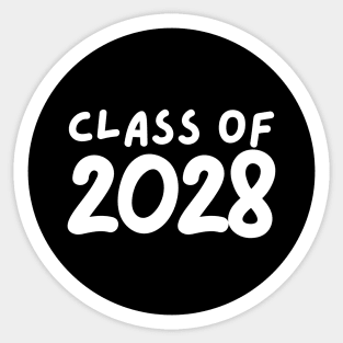 class of 2028 Sticker